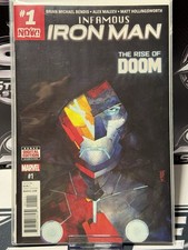 Infamous Iron Man #1-5 Marvel 2016 Doctor Doom Bendis Maleev Complete Early Run picture