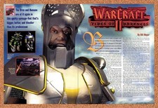 1995 WarCraft II Tides Of Darkness PC Original Advertisement / Retro Promo vr1 picture