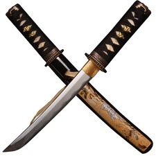 17 in Mini Katana/Little Samurai Short Sword/Tanto Japanese Style/Carbon Steel C picture