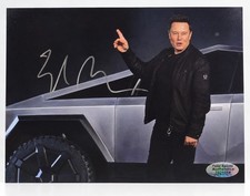 Elon Musk Founder Space-X Tesla Signed Autographed Cybertruck 8x10 Photo w/ COA picture