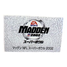 Sony PlayStation 2 PS2 Madden NFL 2002 Vintage VTG Memory Card Sticker picture