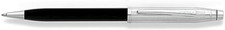 Cross Century II Diamond Pattern Chrome and Black Lacquer Ball Pen (AT0082WG-91) picture