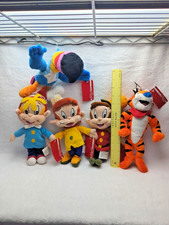 2006 Kellogg's Brand Plushies Snap/Crackle/Pop/Tony/Toucan Sam NWTs Lot Of (5) picture