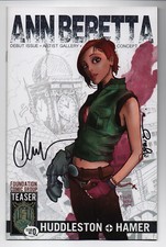 Ann Beretta #0 Debut Issue Artist Gallery Signed 2013 Foundation Comic Group picture