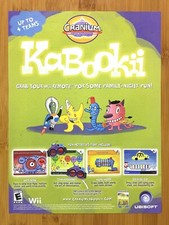 Cranium Kabookii Nintendo Wii 2008 Print Ad/Poster Official Game Advertisement picture
