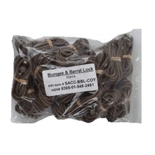 LOT OF 30 USGI BUNGEE CORDS AND BARREL LOCK SETS - COYOTE BROWN - NEW picture