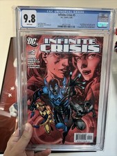 Infinite Crisis #5 CGC 9.8 (2006) 1st App New Blue Beetle Jim Lee Cover WP picture