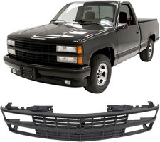 Front Grille Black Shell with Black Insert Grill Compatible with Chevrolet 1988- picture