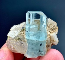 103 Carat Aquamarine Crystal Specimen From Shigar Valley Pakistan  picture