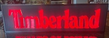 RARE Lighted Timberland Sign 40” X 11” X 3.5” Raised Letters Excellent Condition picture