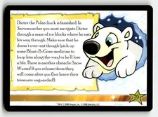 Neopets Dieter Polarchuck Snow Muncher 2009 MiniGames Enterplay #79 Word Search picture