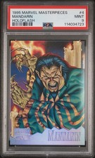 1995 MARVEL MASTERPIECES HOLOFLASH #4 MANDARIN PSA 9 picture