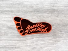VTG Barefoot in the Park Foot Sticker – 1960s Pop Art MCM Film Memorabilia picture