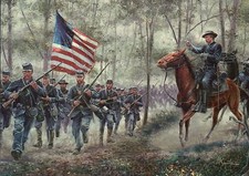 Colonel Joshua Chamberlain, Battle of Gettysburg PA, Military Civil War Postcard picture