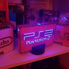 PlayStation 2 PS2 Console Custom Light Display Video Game Decor 16color w/remote picture