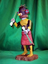 Hopi Kachina Doll - The Red Skirt  Kachina by Martin Dallas - Gorgeous picture
