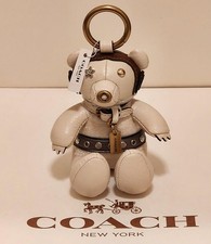RARE COACH STAR WARS X LTD EDIT PRINCESS LEIA BEAR BAG CHARM / KEY RING – F88047 picture