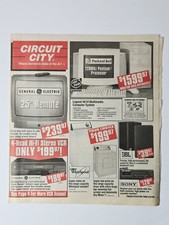 Circuit City 1996 Sony Compaq IBM JVC Electronics 16 Page Vintage Circular picture