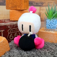 White Bomberman Plush 17.5cm Sun Arrow Japan Konami picture