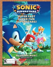 Sonic Superstars Switch Original 2022 Ad - Video Game Art Display Promo picture