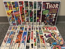 THE MIGHTY THOR 1ST APPEARANCE ZANIAC BRAD WOLFE & TVA VOL 1 LOT COMIC BOOK 1981 picture
