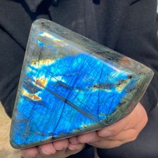 2.4LB Natural Gorgeous Labradorite QuartzCrystal Stone Specimen Healing picture