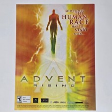 Advent Rising Microsoft Xbox PC Start Over Print Ad/Poster Promo Art picture
