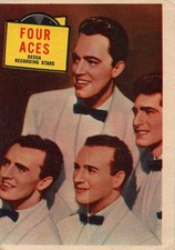 Four Aces The Four Aces 1957 Hit Stars Topps #15 picture