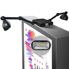 Solar Sign Lights Outdoor, 120 LEDs Solar Billboard Light, 5200 mAh Sign Light picture