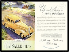 1936 LaSalle Four Door Sedan NEW Sign - 24