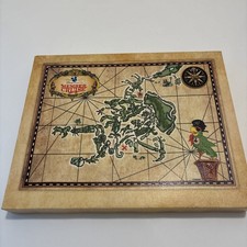 DVC Disney Vacation Club Member Cruise CANVAS PRINT Caribbean Pirate Map 10X8 picture