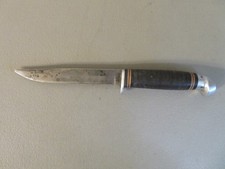 Vintage J.C. Higgins Fixed Blade Fighting Knife Made in the USA picture