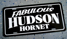 1951  1952  1953  1954  Fabulous Hudson Hornet  license plate car tag picture