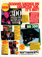 Software Etc. 1994 Holiday Video Game Sale Brochure 3DO SNES SEGA Ad picture