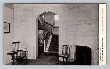 Philadelphia PA-Pennsylvania, Stenton Hall Staircase, Vintage c1911 Postcard picture