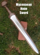 Custom Handmade Mycenaean Naue II Bronze-Age Sword Replica Gladius Short Sword picture