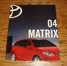 Original 2004 Toyota Matrix Sales Brochure 04 XR XRS picture