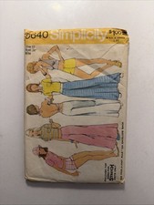 Simplicity 5640 bust 34” Size 12 Miss. Used In Good Condition. picture