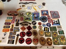 HUGE LOT  50’s and later SCOUT PATCHES PINS Medals BSA and more Rare 73 Items picture
