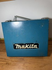 Vintage Makita Blue Metal Tool Box (BOX ONLY) Drill Case 12x10x3
