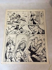 DALE KEOWN original art RARE EARLY Amateur hero turns into BEAST 1980'S WICKED picture