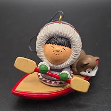 Keepsake Hallmark Vintage 1985  Frosty Friends  #6 Christmas Ornament  2 in picture