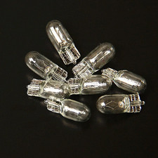 100Pcs White T10 W5W 501 194 Clear Signal Lamp Glass 12V 5W W2.1X9.5D Single Fil picture