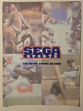 Rare 1994 Sega Sports Never-Ending Season 8-Page Gatefold Catalog Booklet picture