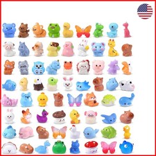 68PCS Vibrant Mini Resin Animals - Perfect for Unique Gifts and Creative Play picture