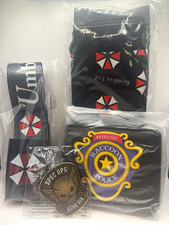 Resident Evil Capcom Buckle Down Collector’s Bundle - Belt, Wallet, Socks, Badge picture