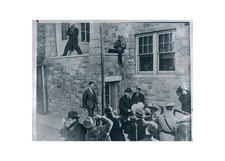 Pair 1935 Lindbergh Trial Glass Copy Negatives Anne Morrow Flemington NJ Dupes picture