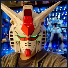 Vol.1 Rx-78-02 Helmet Cyber Punk 1:1 Mask Mech Robot Helmet With Light Touch picture