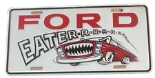 Vintage 1970s FORD EATER Vanity License Plate picture