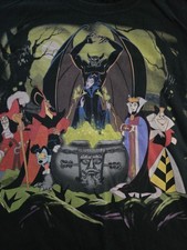 Vintage 90s Disney Villains Shirt X-Large Double Sided Chernbog Maleficent  More picture